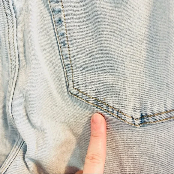 Abercrombie & Fitch Straight Ultra High Rise Jeans  Womens Size 31 Curve Love - Picture 8 of 13